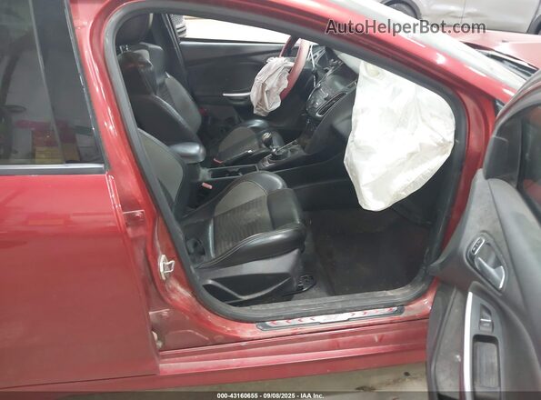 1FADP3L99JL247287 2018 FORD FOCUS ST Оранжевый Вид салона спереди