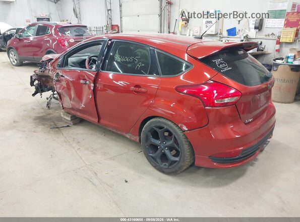 1FADP3L99JL247287 2018 FORD FOCUS ST Оранжевый Задняя левая четверть