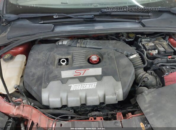 1FADP3L99JL247287 2018 FORD FOCUS ST Оранжевый Вид сзади