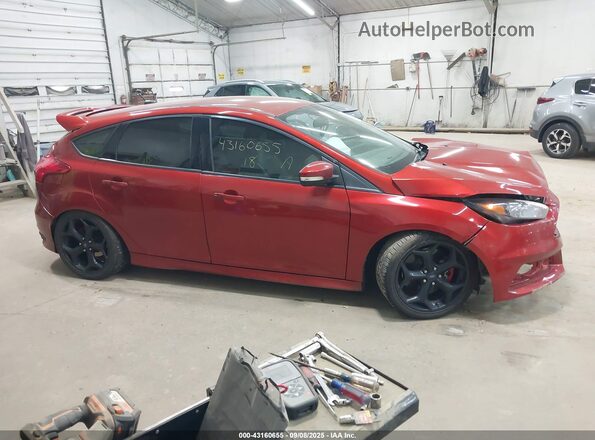 1FADP3L99JL247287 2018 FORD FOCUS ST Оранжевый Вид задней части салона