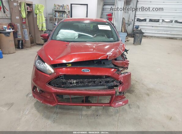1FADP3L99JL247287 2018 FORD FOCUS ST Оранжевый Вид щитка приборов