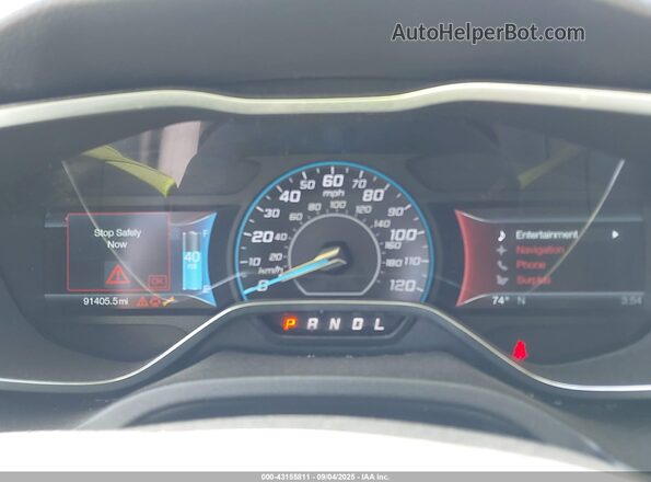 1FADP3R43GL363234 2016 FORD FOCUS ELECTRIC Синий Вид задних сидений