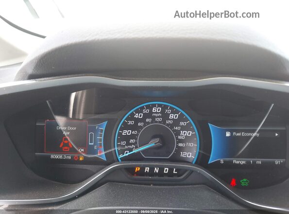 1FADP5AU2JL100151 2018 FORD C-MAX HYBRID Белый Вид задних сидений