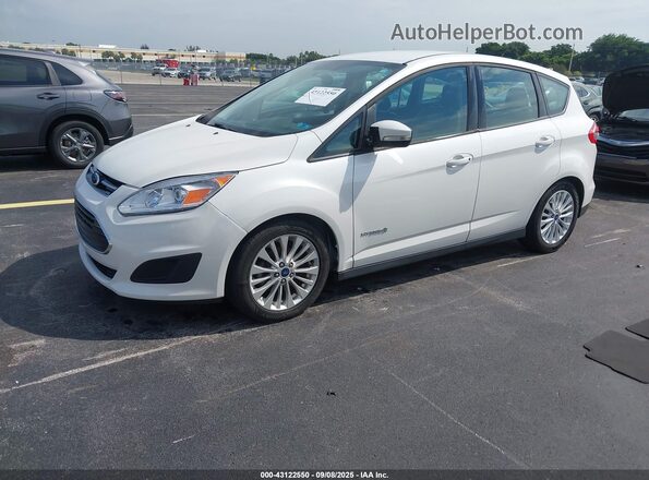 1FADP5AU2JL100151 2018 FORD C-MAX HYBRID Белый Передняя левая четверть