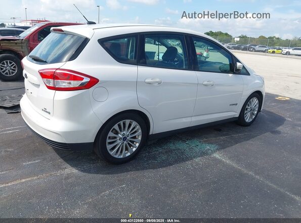 1FADP5AU2JL100151 2018 FORD C-MAX HYBRID Белый Задняя правая четверть