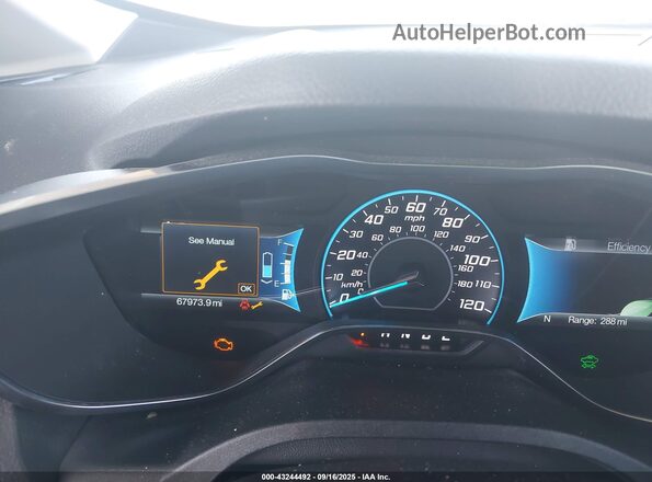 1FADP5CU3GL111276 2016 FORD C-MAX ENERGI White უკანა სავარძლების ხედი