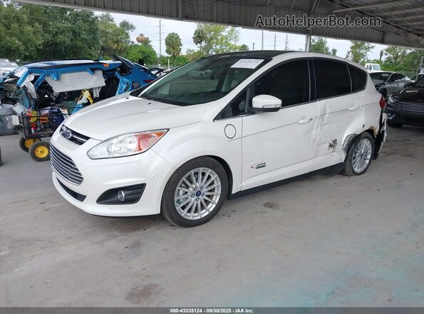 1FADP5CUXGL120864 2016 FORD C-MAX ENERGI White Առջևի ձախ երեք քառորդ տեսարան