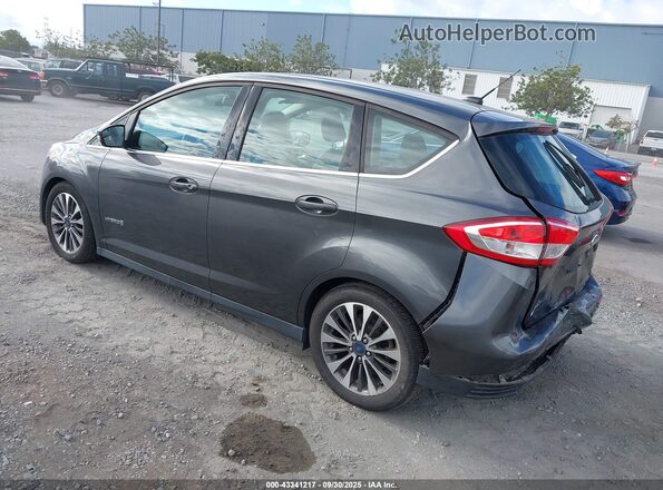 1FADP5DU3JL101529 2018 FORD C-MAX HYBRID Gray Tył lewy