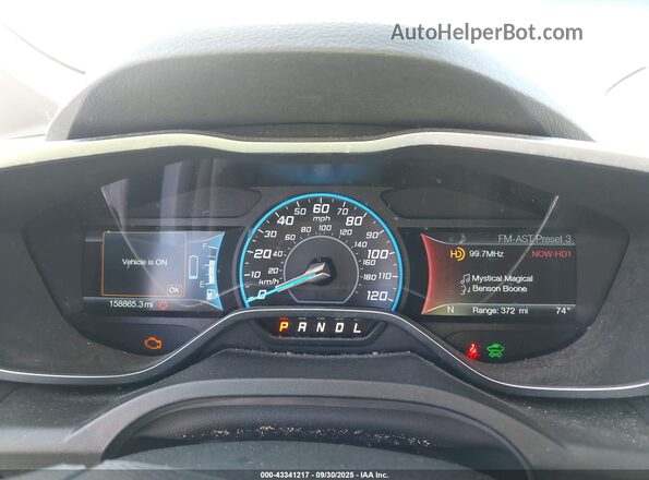 1FADP5DU3JL101529 2018 FORD C-MAX HYBRID Gray Widok tylnych siedzeń