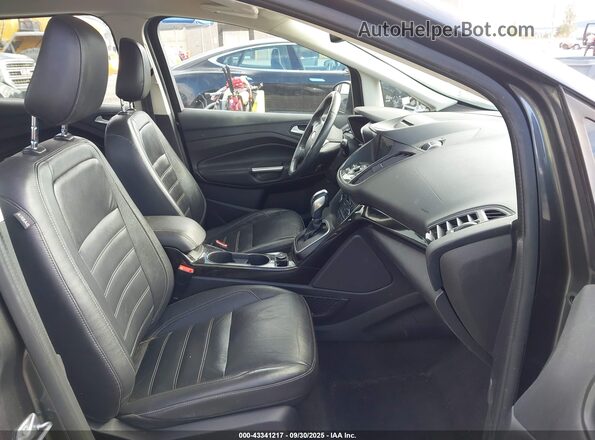 1FADP5DU3JL101529 2018 FORD C-MAX HYBRID Gray Widok wnętrza z przodu