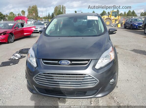 1FADP5DU3JL101529 2018 FORD C-MAX HYBRID Gray Widok zestawu wskaźników