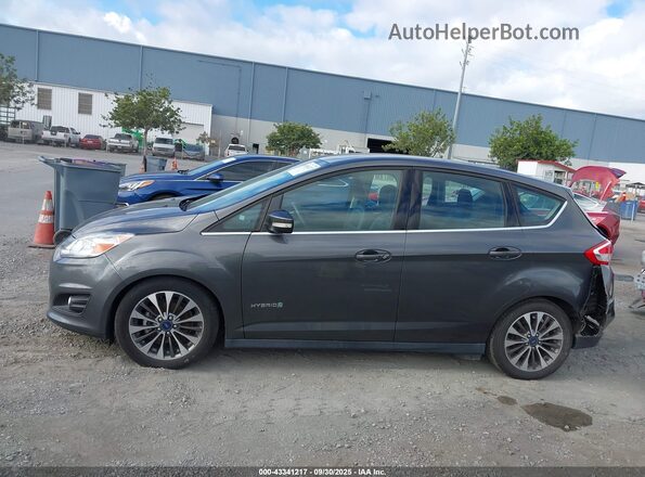 1FADP5DU3JL101529 2018 FORD C-MAX HYBRID Gray Widok wnętrza 360 stopni