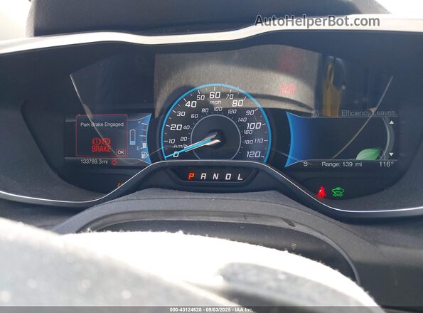 1FADP5EUXHL113654 2017 FORD C-MAX ENERGI Gray უკანა სავარძლების ხედი