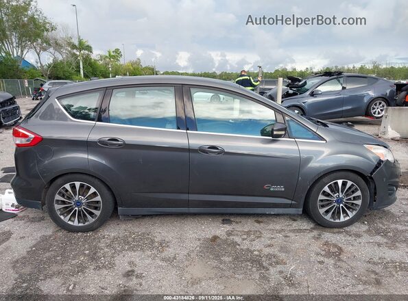 1FADP5FU4HL101336 2017 FORD C-MAX Gray Вид задньої частини салону