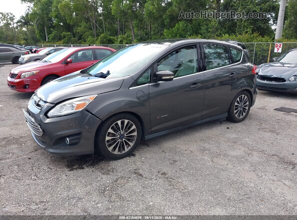 1FADP5FU4HL101336 2017 FORD C-MAX Gray Передня ліва чверть