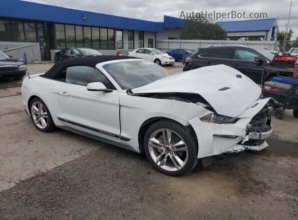 1FATP8UH1K5201330 2019 FORD MUSTANG White Przód prawy