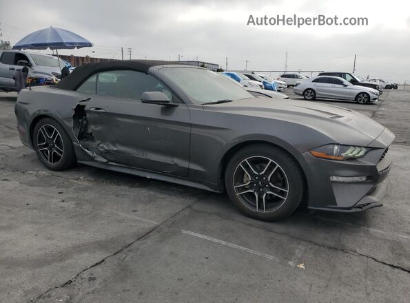 1FATP8UH3J5132557 2018 FORD MUSTANG Gray 