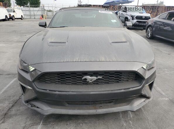 1FATP8UH3J5132557 2018 FORD MUSTANG Gray 