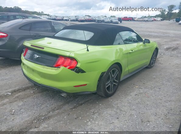 1FATP8UH4L5125734 2020 FORD MUSTANG Green Tył prawy