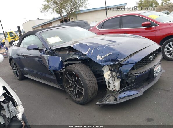 1FATP8UH5L5125449 2020 FORD MUSTANG Blue უკანა სალონის ხედი