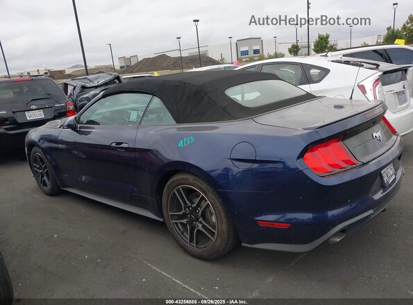 1FATP8UH5L5125449 2020 FORD MUSTANG Blue სალონის 360-გრადუსიანი ხედი