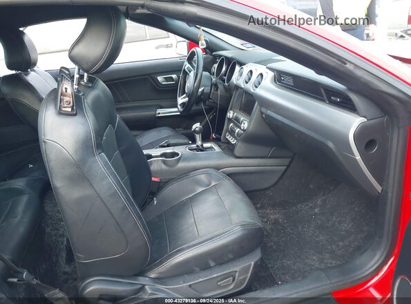 1FATP8UH7L5106174 2020 FORD MUSTANG Red წინა სალონის ხედი