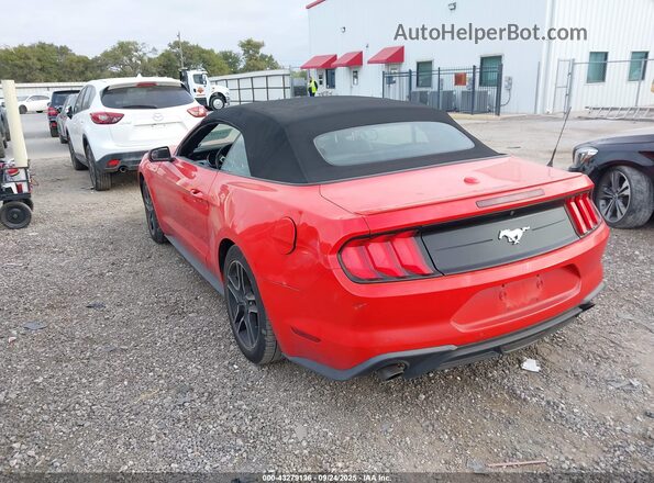 1FATP8UH7L5106174 2020 FORD MUSTANG Red უკანა მარცხენა