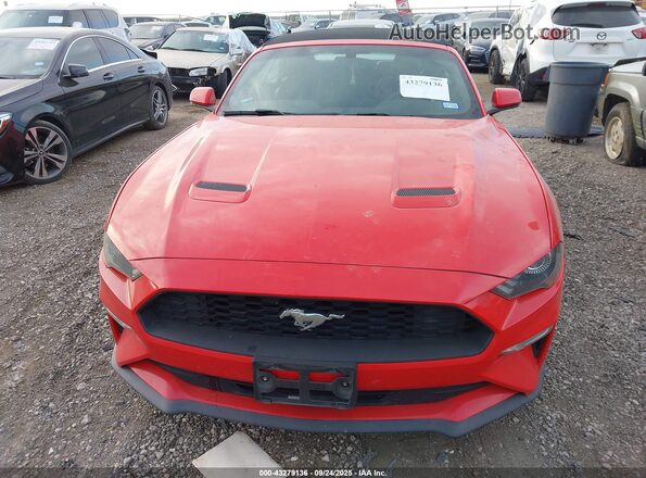 1FATP8UH7L5106174 2020 FORD MUSTANG Red ხელსაწყოთა პანელის ხედი