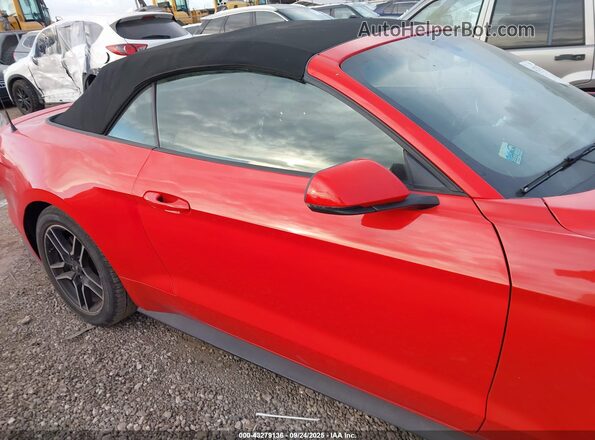 1FATP8UH7L5106174 2020 FORD MUSTANG Red უკანა სალონის ხედი