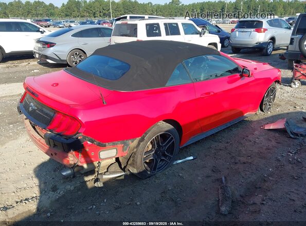 1FATP8UHXL5125656 2020 FORD MUSTANG Red Trasero derecho