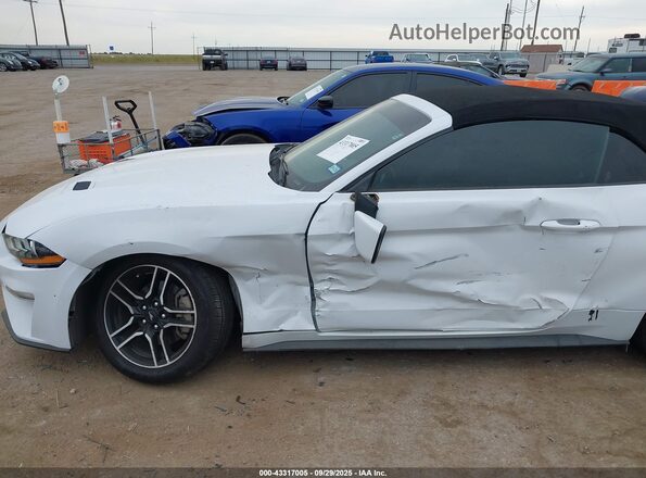 1FATP8UHXL5139606 2020 FORD MUSTANG White წინა ხედი