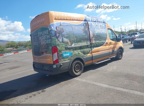 1FBAX2XG1GKB31388 2016 FORD TRANSIT-350 Orange Trasero derecho