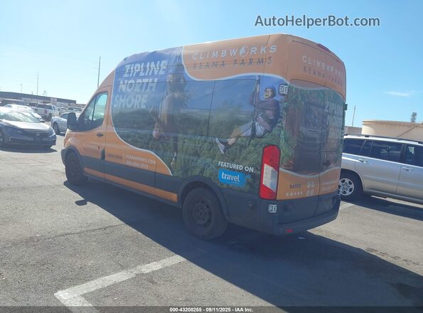 1FBAX2XG1GKB31388 2016 FORD TRANSIT-350 Orange Trasero izquierdo
