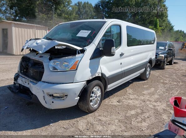 1FBAX2Y81MKA14767 2021 FORD PASSENGER White Przód lewy