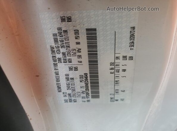1FDBF2B66NED84649 2022 FORD F250 White Շարժիչի բաժամունքի տեսք