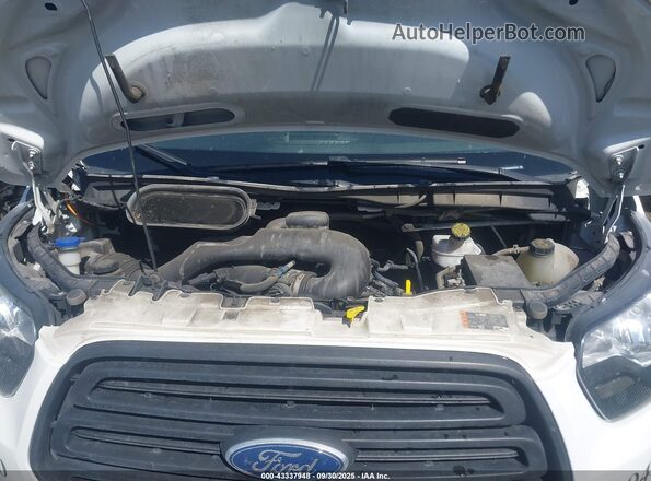 1FDBF8ZM8KKA87029 2019 FORD TRANSIT-350 White Widok z tyłu
