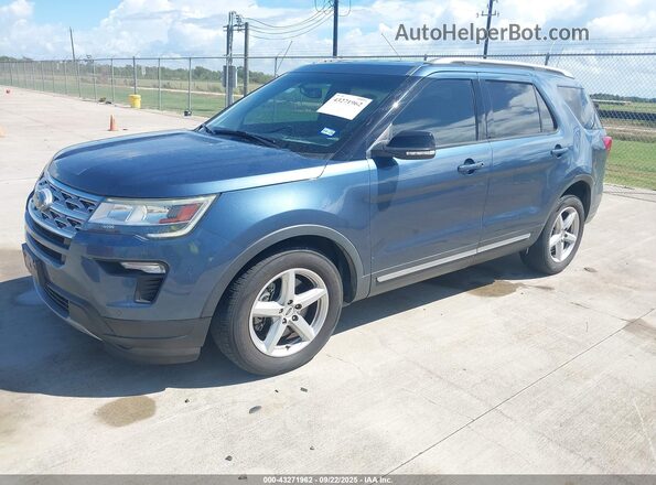 1FM5K7D84JGC84634 2018 FORD FORD EXPLORER Blue 