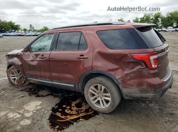 1FM5K7D86JGA35929 2018 FORD FORD EXPLORER Burgundy 