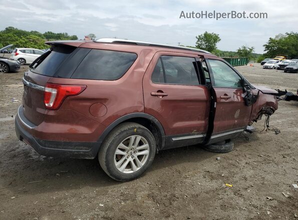 1FM5K7D86JGA35929 2018 FORD FORD EXPLORER Burgundy 
