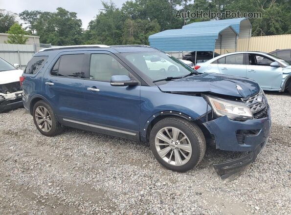 1FM5K7F80JGA28309 2018 FORD FORD EXPLORER Blue 