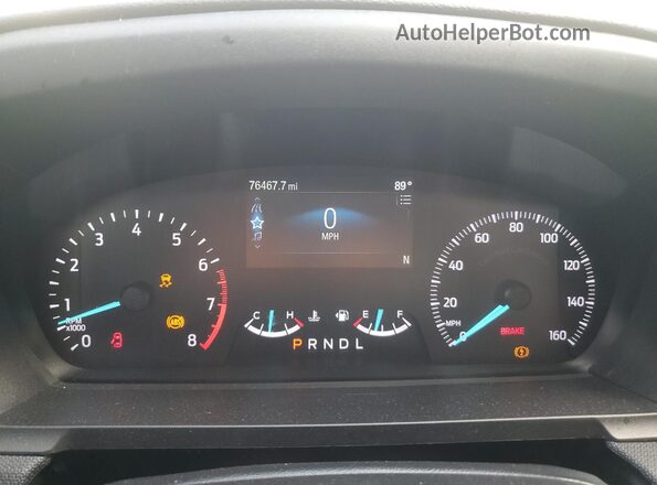 1FM5K8AB2NGA29072 2022 FORD FORD EXPLORER White Widok zestawu wskaźników