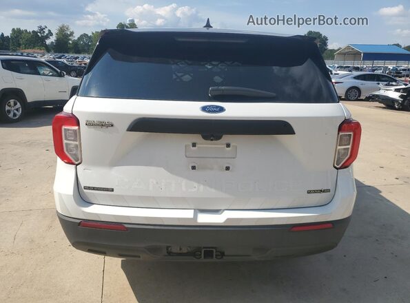 1FM5K8AB2NGA29072 2022 FORD FORD EXPLORER White Widok z tyłu