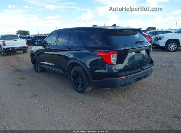 1FM5K8AB8LGC35123 2020 FORD POLICE INTERCEPTOR Black Tył lewy