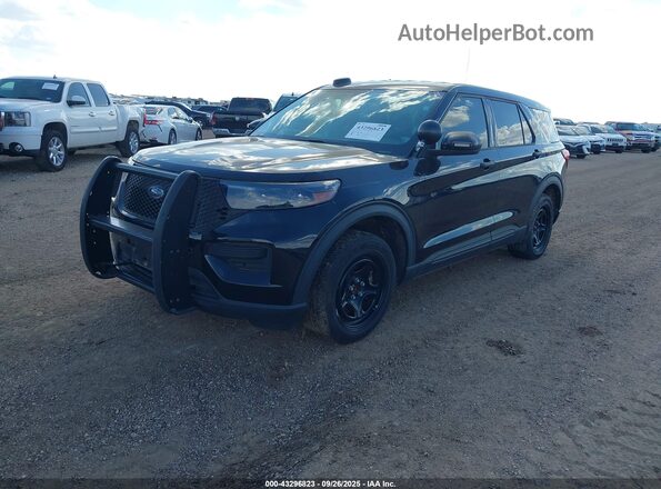 1FM5K8AB8LGC35123 2020 FORD POLICE INTERCEPTOR Black Przód lewy