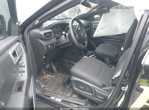 1FM5K8AC6RGA25704 2024 FORD POLICE INTERCEPTOR Black Widok wnętrza z przodu