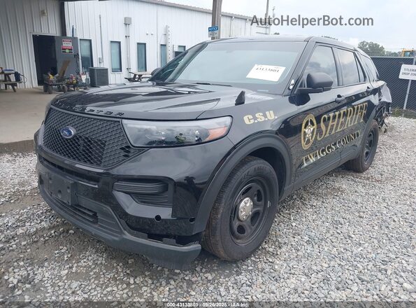 1FM5K8AC6RGA25704 2024 FORD POLICE INTERCEPTOR Black Przód lewy