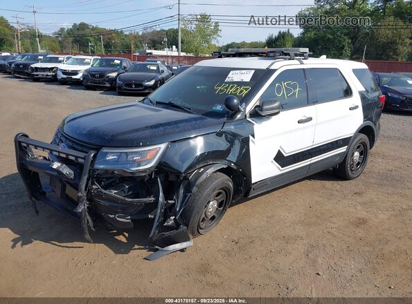 1FM5K8AR0HGC34438 2017 FORD POLICE INTERCEPTOR Black Vista tres cuartos delantera izquierda