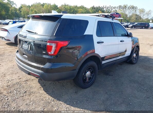 1FM5K8AR0HGC34438 2017 FORD POLICE INTERCEPTOR Black Trasero derecho