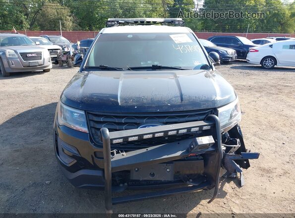 1FM5K8AR0HGC34438 2017 FORD POLICE INTERCEPTOR Black Vista del cuadro de instrumentos