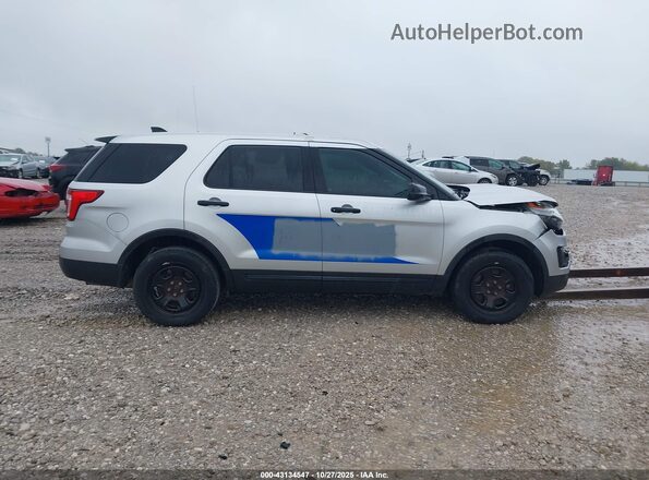 1FM5K8AR0HGD92410 2017 FORD POLICE INTERCEPTOR Silver Vista interior trasera